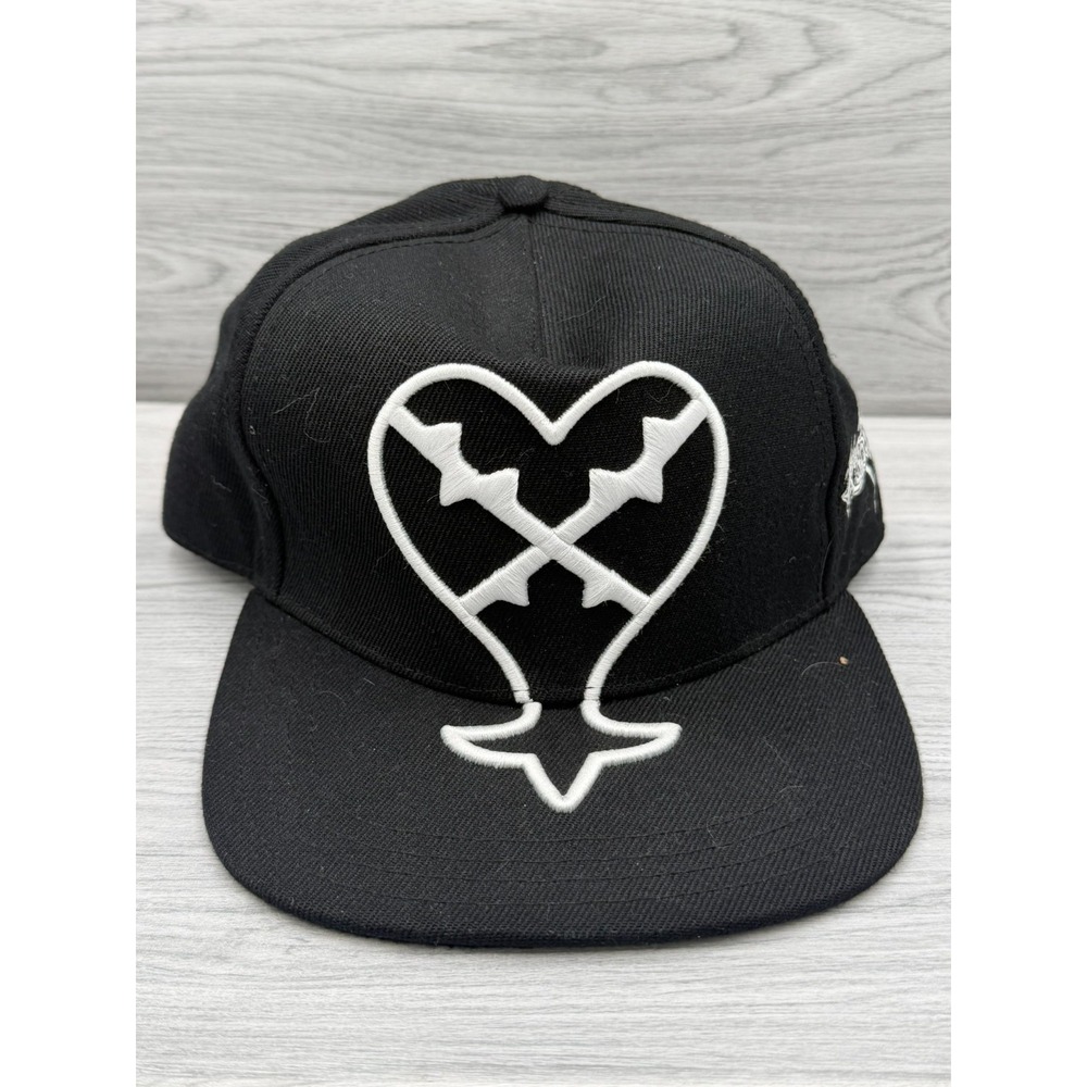 Disney Black Kingdom of Heart Adjustable Hat One Size